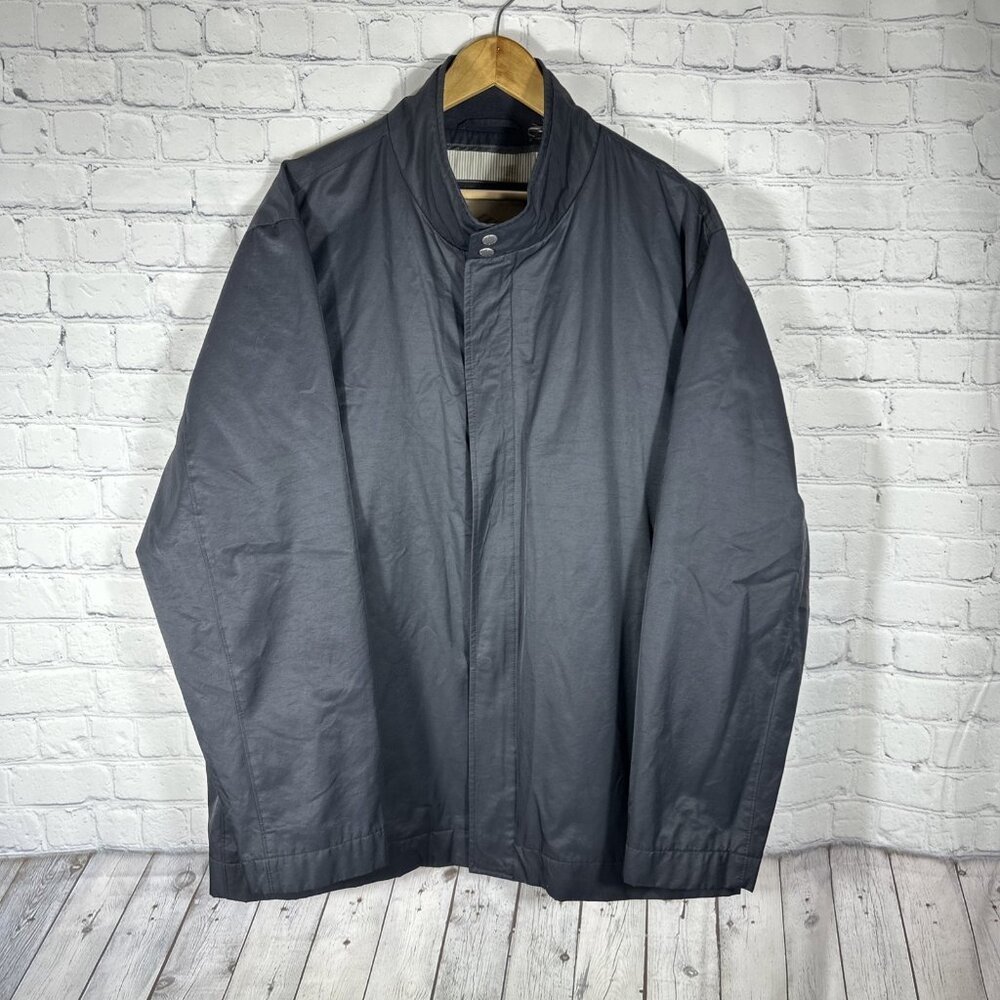 Joseph Abboud Outerwear Mens Coat Black Zip Front Casual Softshell Jacket